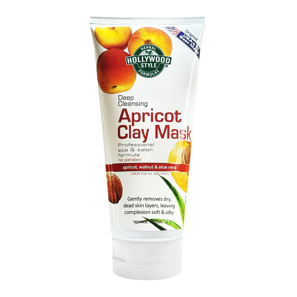 Masque à l'argile nettoyant en profondeur à l'abricot style Hollywood 5.3oz 75502
