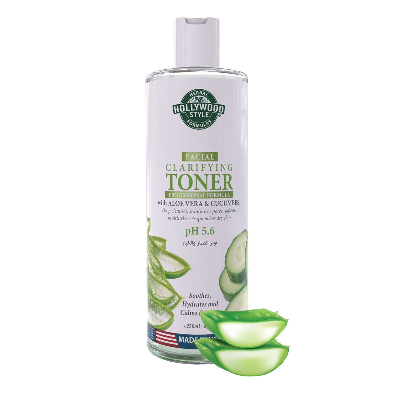 Hollywood Style Facial Clarifying Toner pH 5.6 8 oz 76017