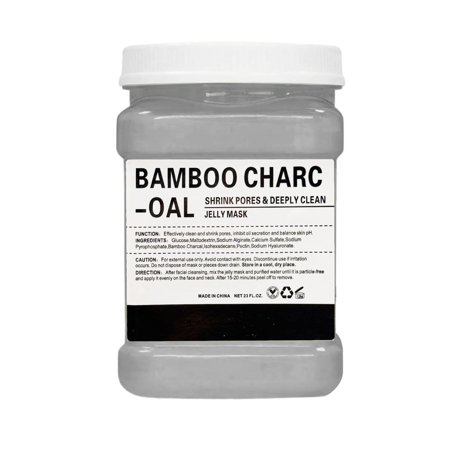 Bamboo Charcoal Jelly Mask Powder 650g 09564