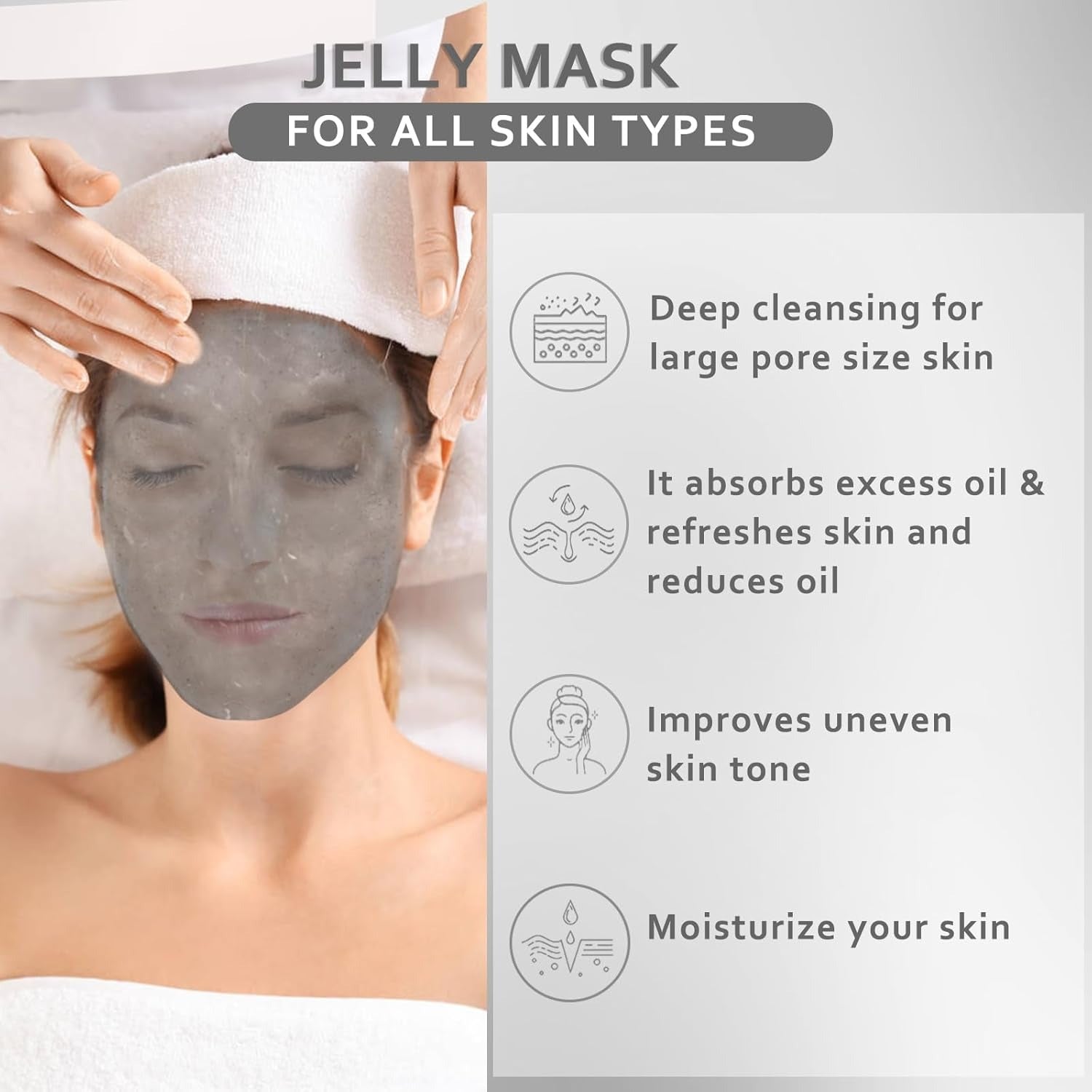 Bamboo Charcoal Jelly Mask Powder 650g 09564