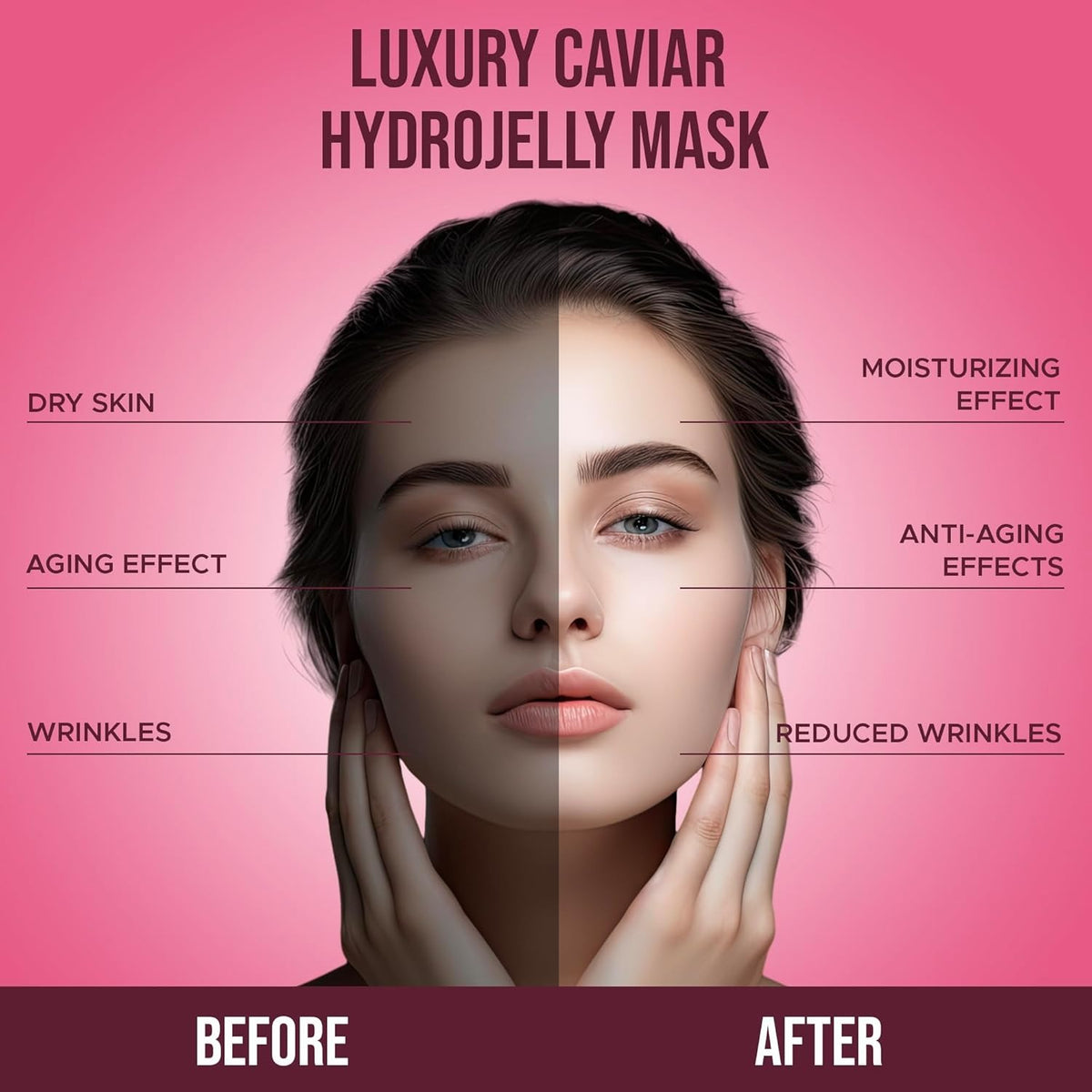 Poudre de Masque de Luxe au Caviar en Gelée 650g 09564