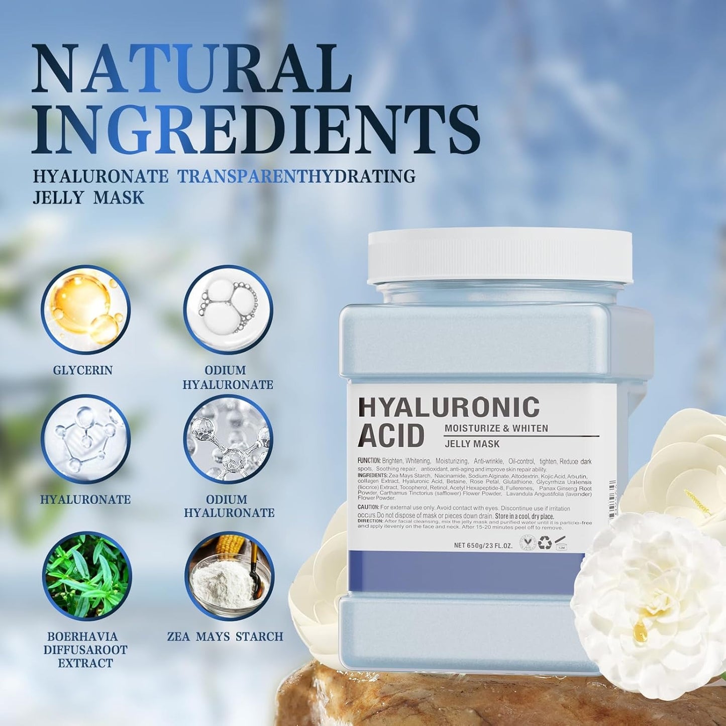 Hyaluronic Acid Jelly Mask Powder 650g 09564