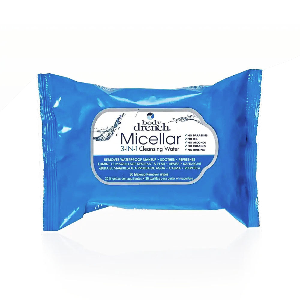 Bodydrench Micellar 3-IN-1 Cleansing Water 30 Wipes 65984