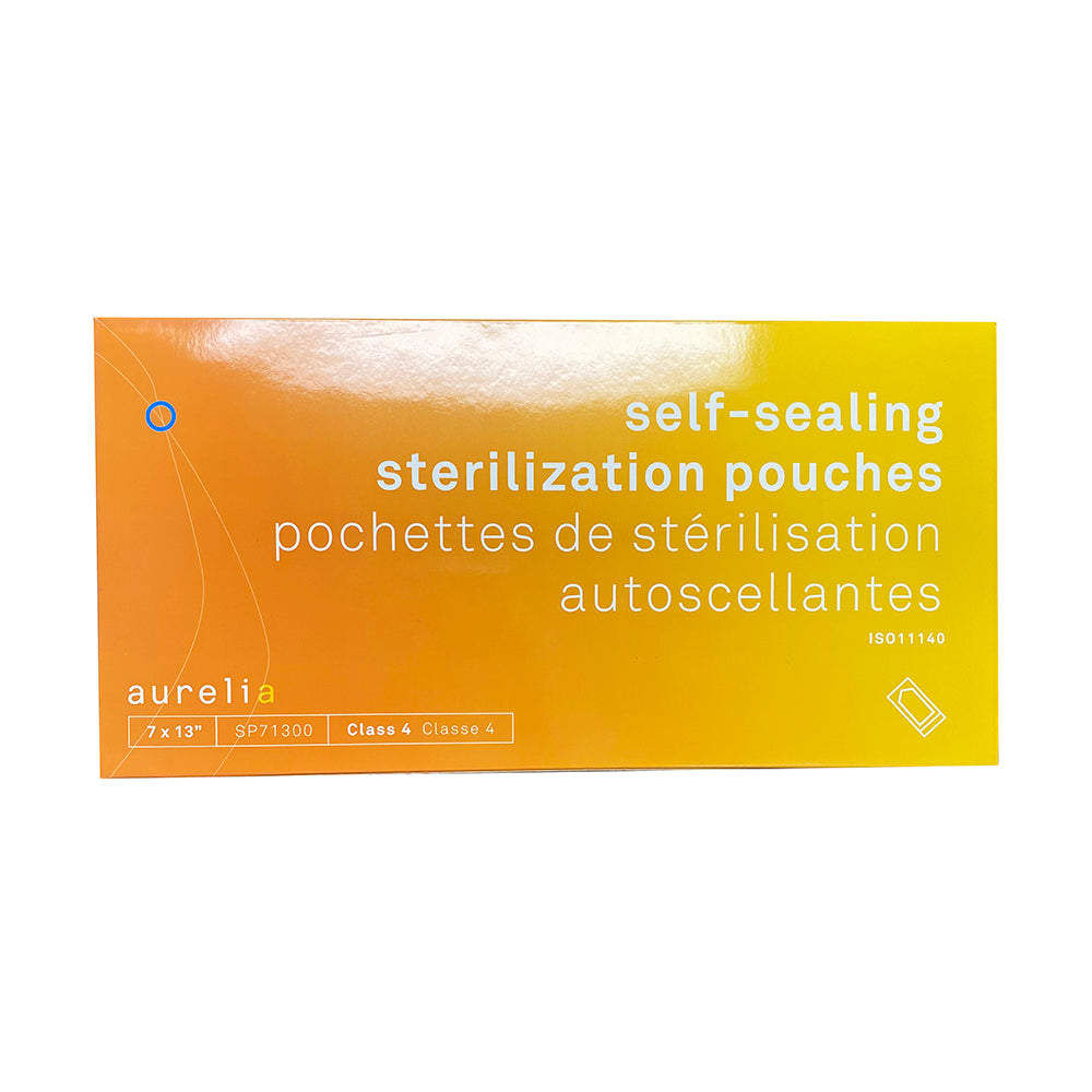 Aurelia Self-Sealing Sterilization Pouches 8"x16"200PK 81600
