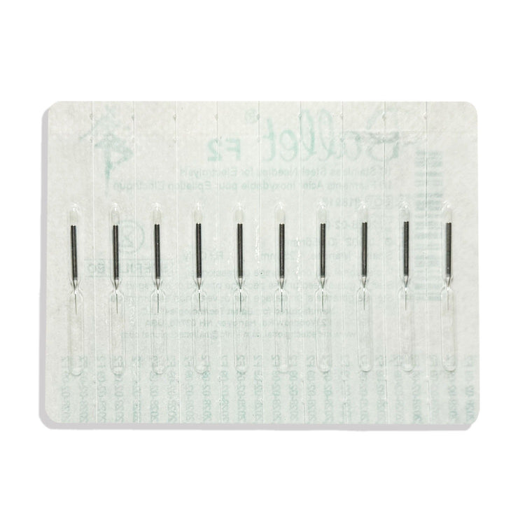 Ballet Stainless Steel Electrolysis Needles F2 -50/pk 02501