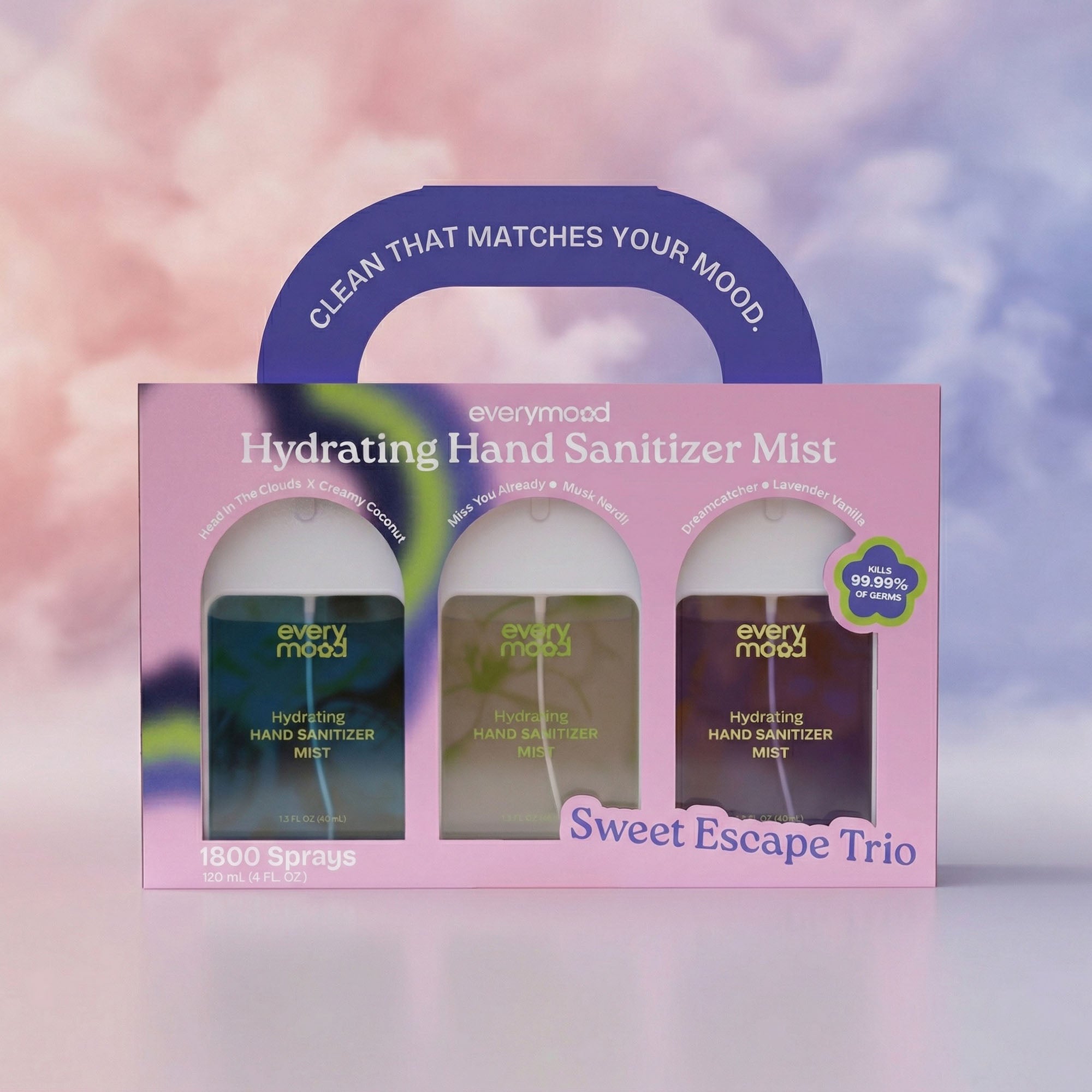 Everymood Hand Sanitizer Mist - Sweet Escape Trio 46011