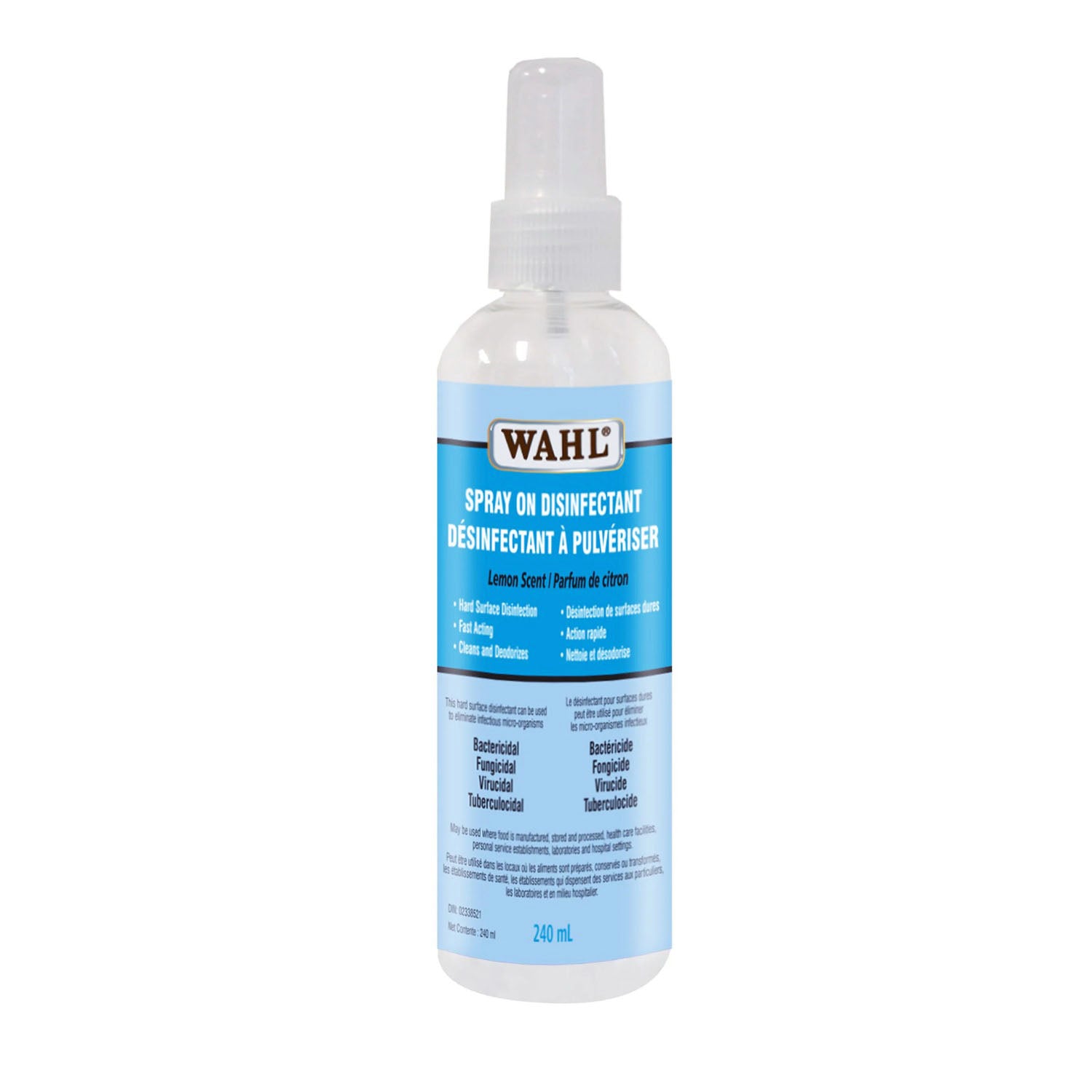 Wahl Spray On Disinfectant Lemon Scent 240 ml #53325
