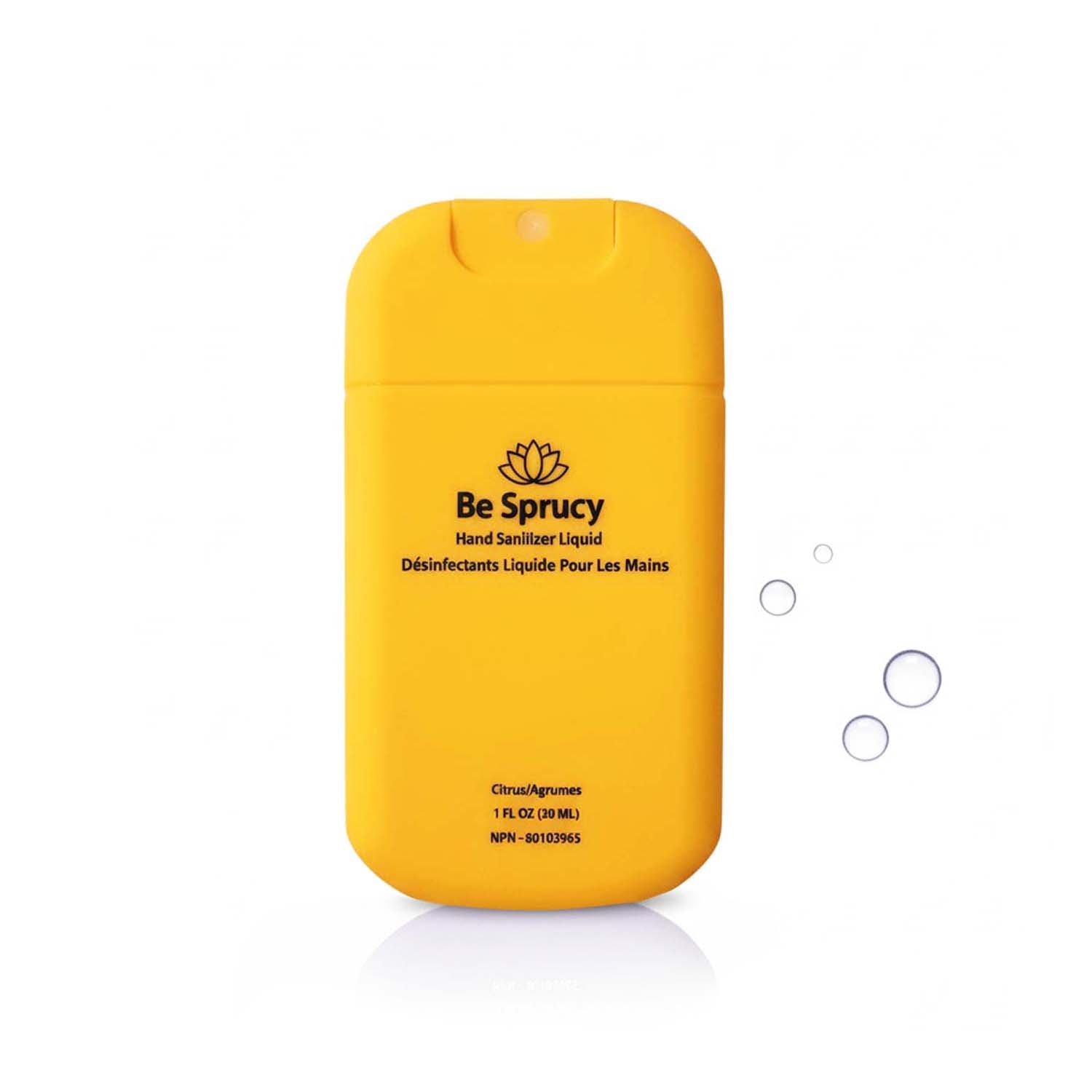 Be Sprucy Liquid Hand Sanitizer Spray Citrus 61428