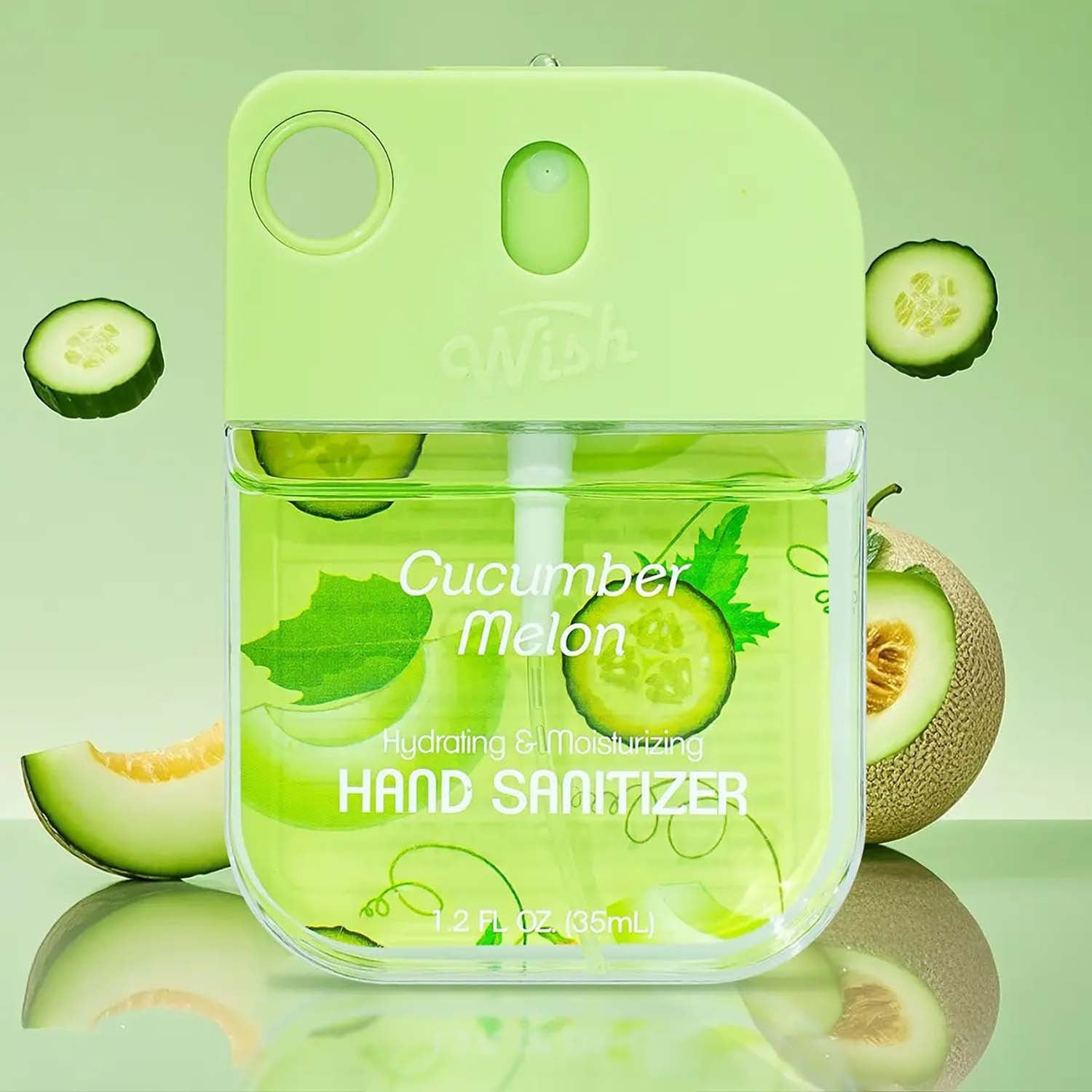 Wish Liquid Hand Sanitizer Spray Cucumber Melon 60382