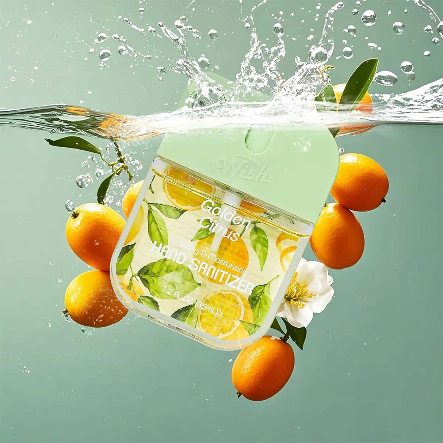 Wish Liquid Hand Sanitizer Spray 1.2oz Golden Citrus 60383