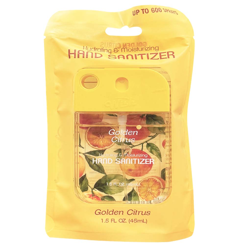 Wish Liquid Hand Sanitizer Spray 1.5oz Golden Citrus 60386
