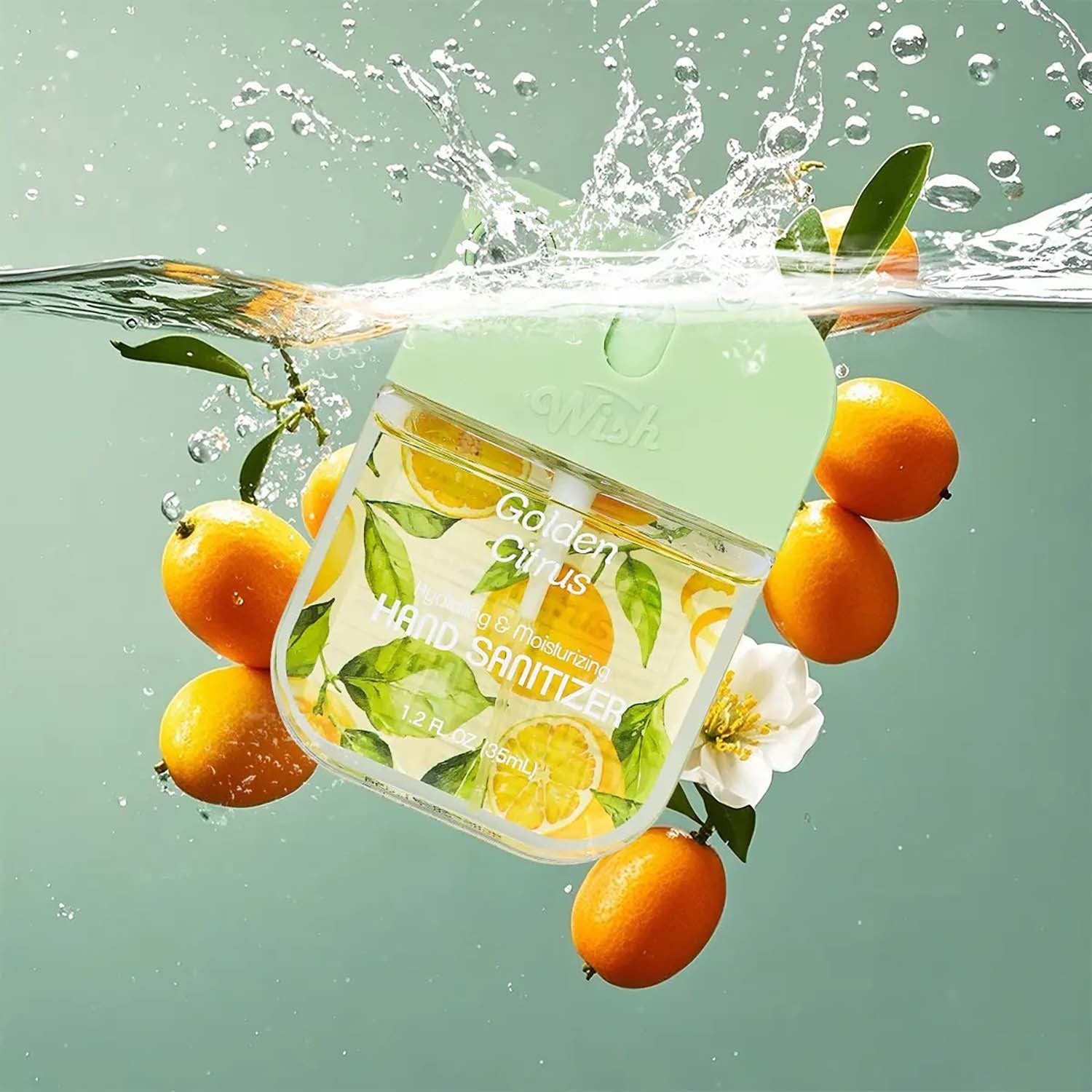 Wish Liquid Hand Sanitizer Spray 1.2oz Golden Citrus 60382