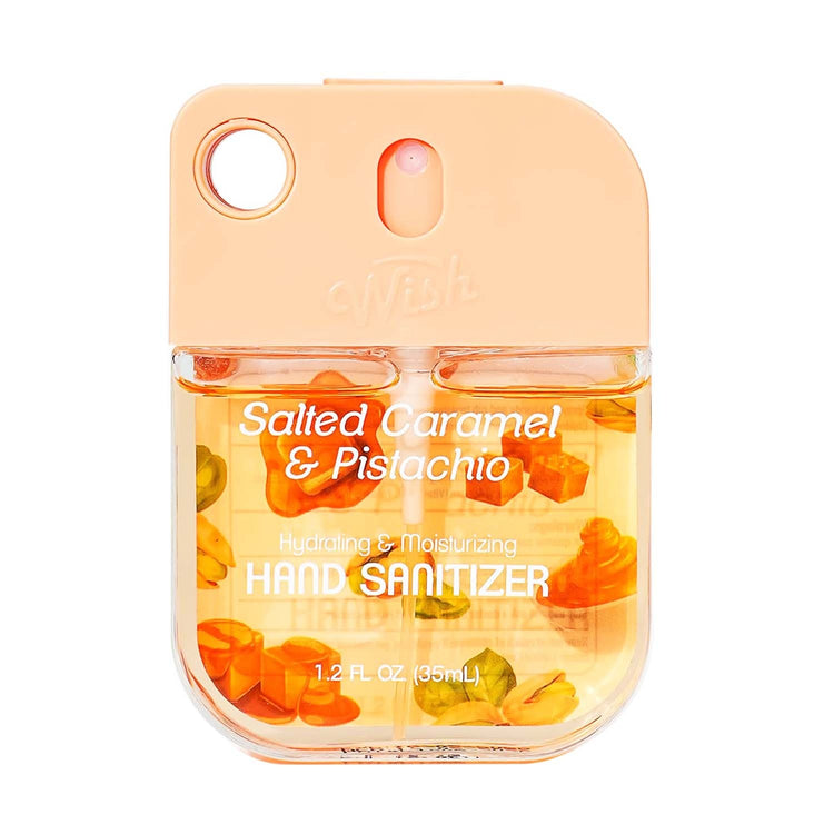 Wish Liquid Hand Sanitizer Spray 1.2oz Salted Caramel 60382