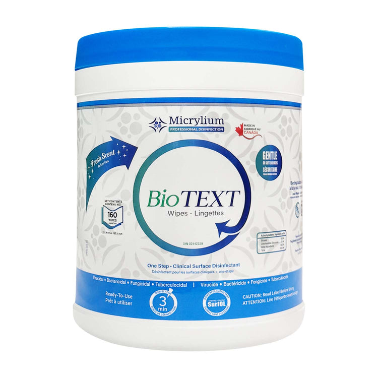 Micrylium BioTEXT Wipes 160 Sheets 01-TXWC-160 00160