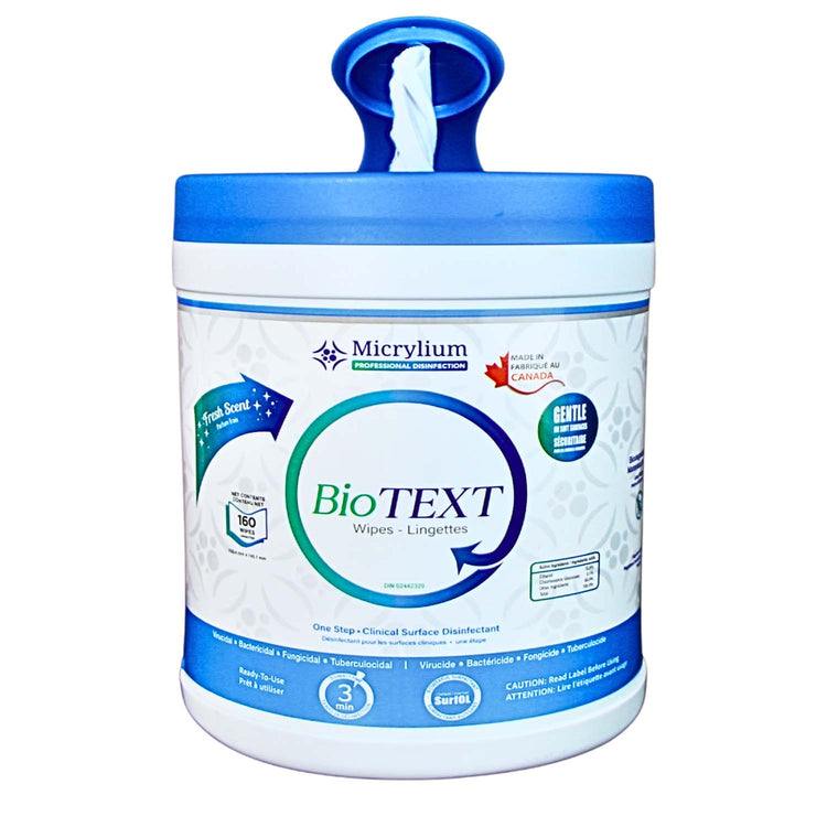 Micrylium BioTEXT Wipes 160 Sheets 01-TXWC-160 00160