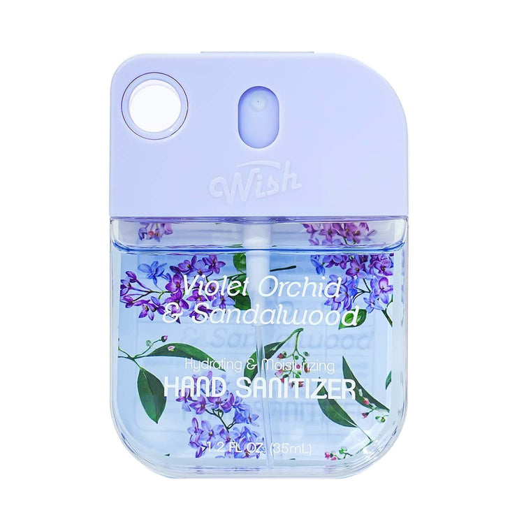 Wish Liquid Hand Sanitizer Spray Violet Orchid & Sandalwood