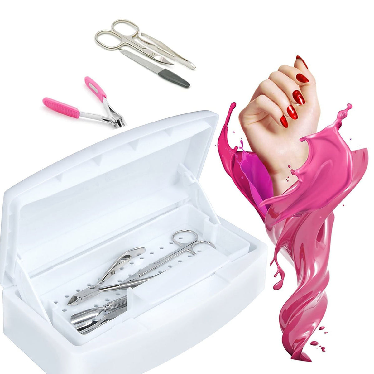 Khay tiệt trùng dụng cụ Cuccio Beauty