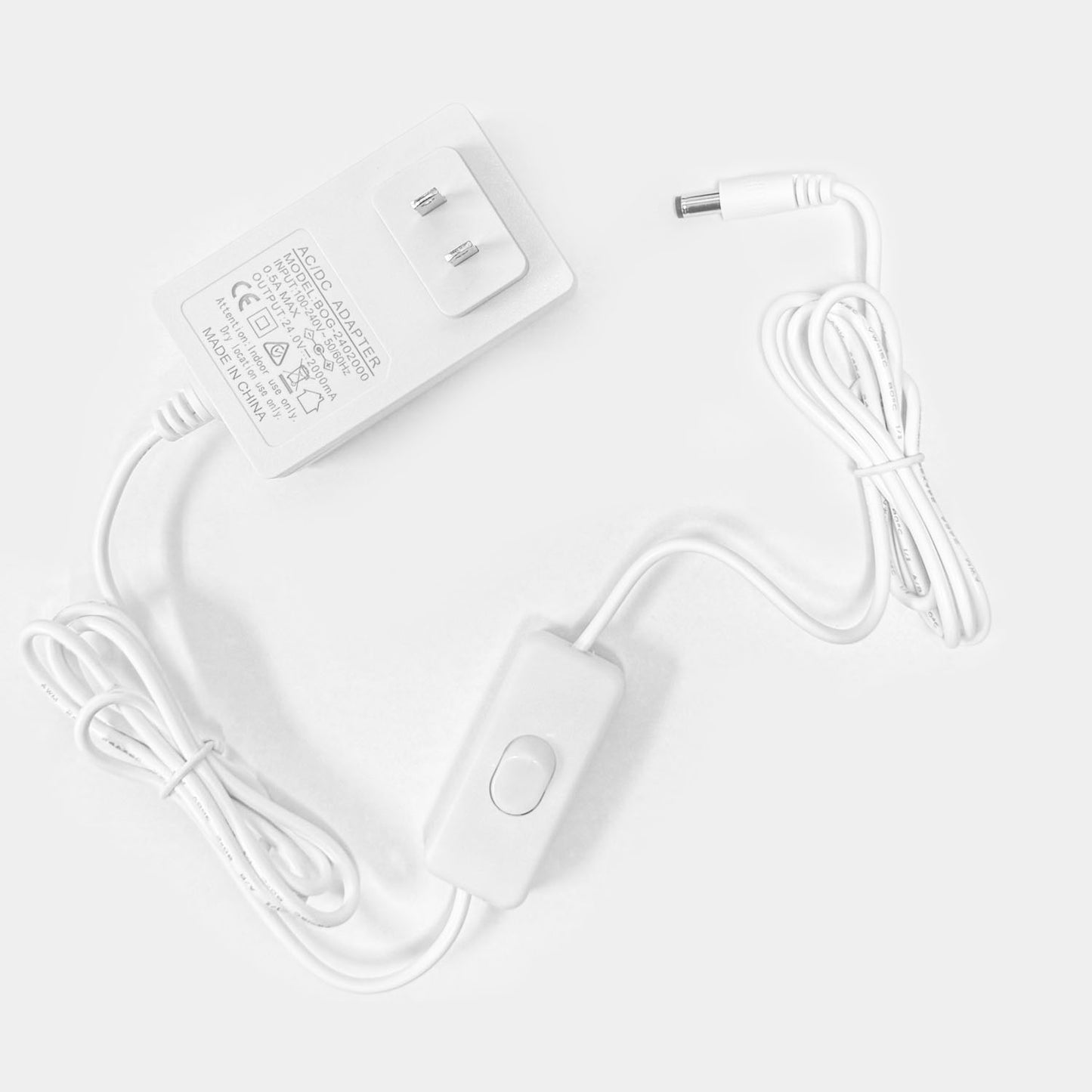 Ikonna Square Foldable LED Nail Desk Lamp White LMP-SQ-W48