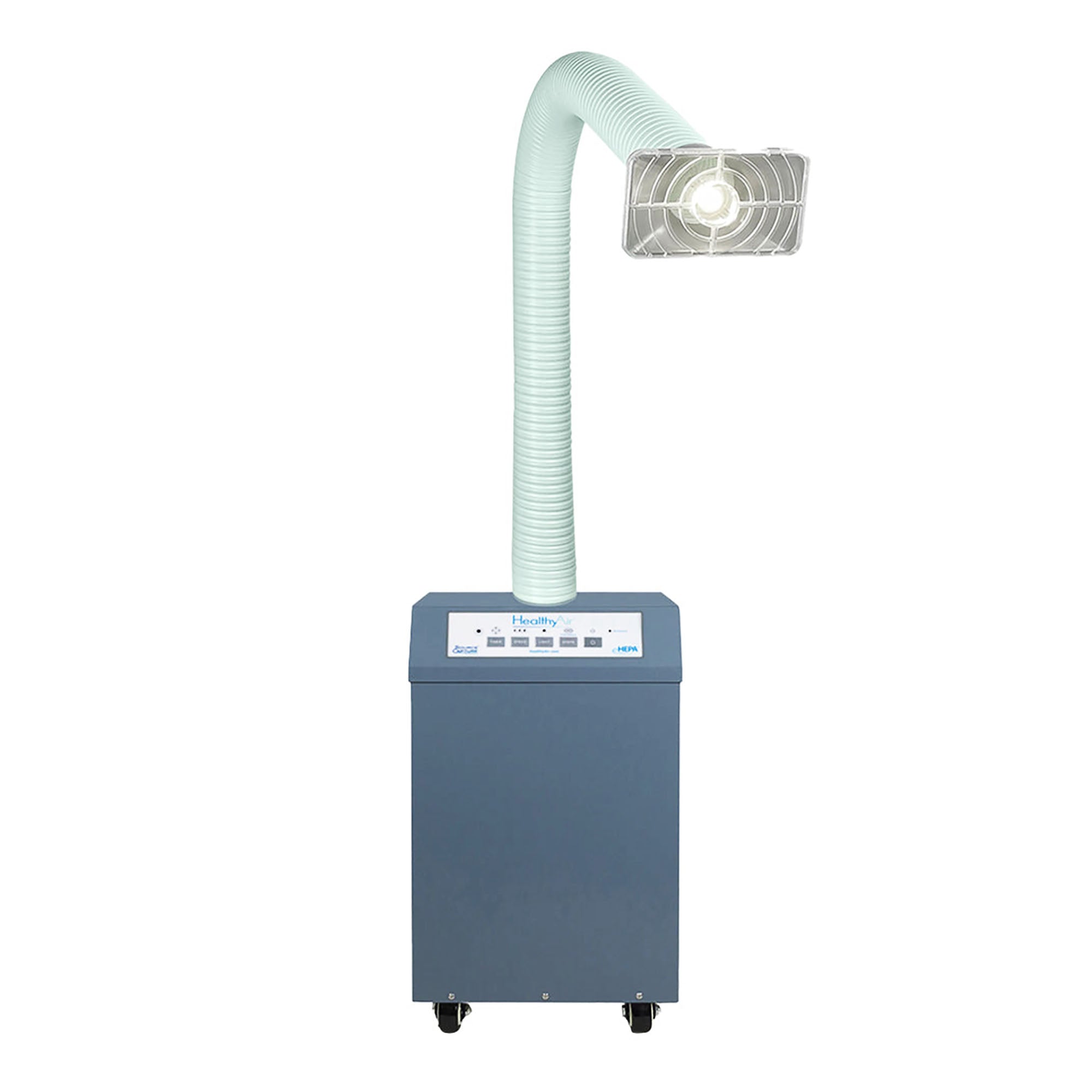 Purificateur d'air à la source HealthyAir, gris, rectangle unique