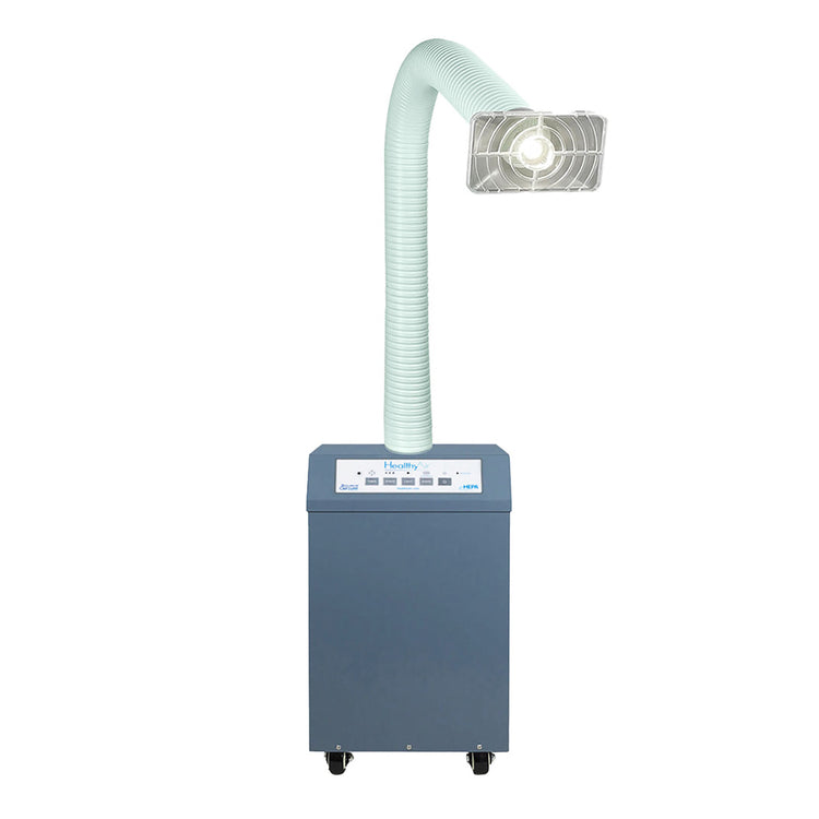 Purificateur d'air à la source HealthyAir, gris, rectangle unique