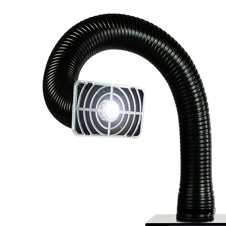 Lumière DEL HealthyAir avec grille rectangulaire noire HA-LED-GR-3