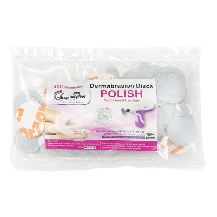Fabeaulous Feet Disp. Dermabrasion Discs Polish 300PK FP300
