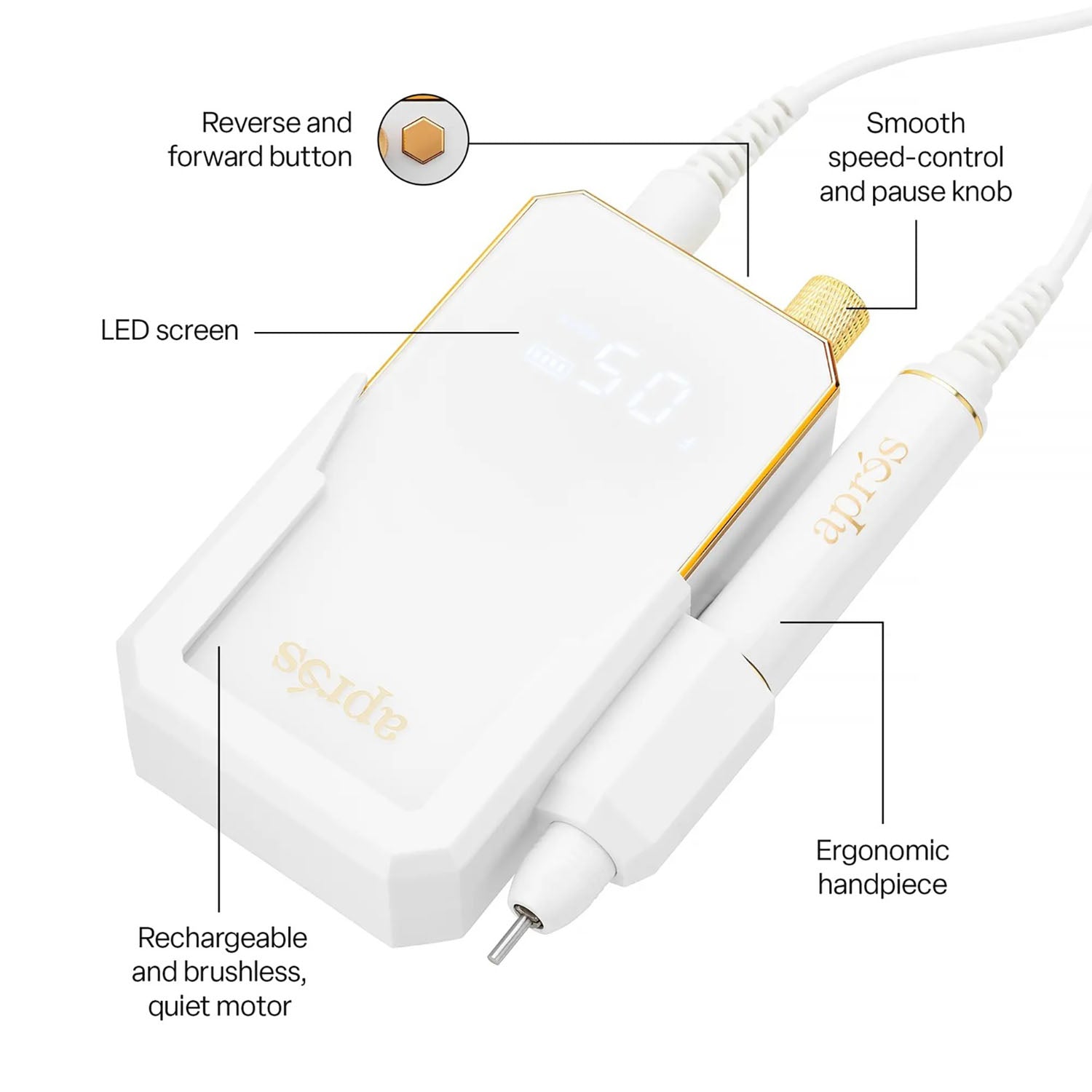 Aprés E-file - WHITE AP-6EFILE-WHT 44026