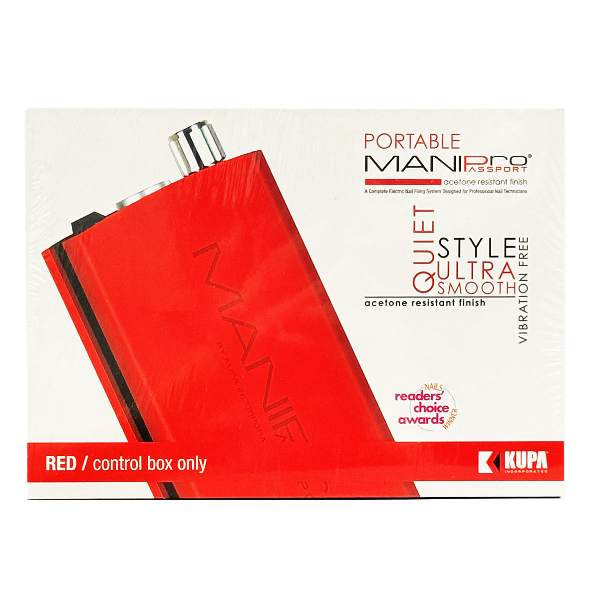 Kupa ManiPro Passport Control Box Only - Red 00105