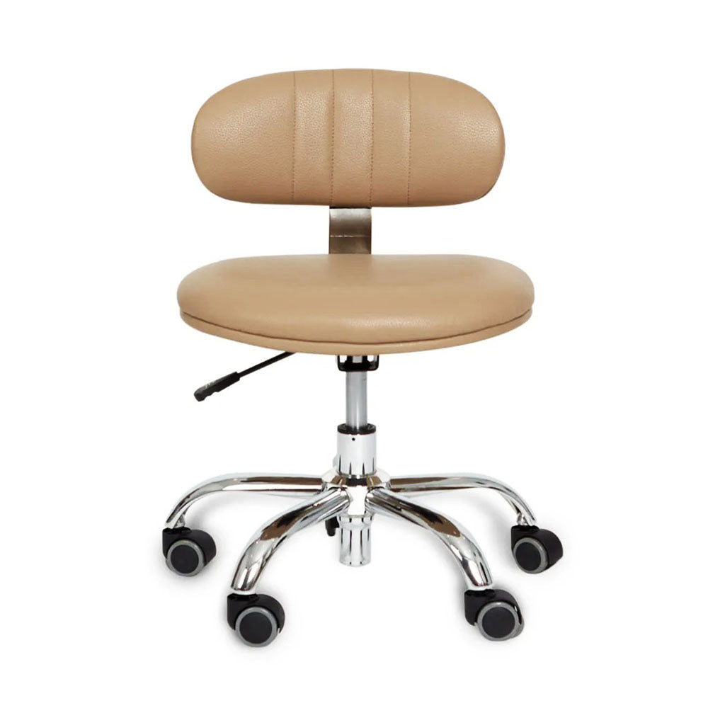 J&A M Technician Stool - Taupe Beige - Low Piston 03269