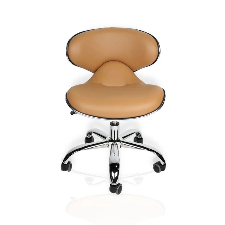J&A Euro Pedi/Mani Stool - Mocha - High Piston