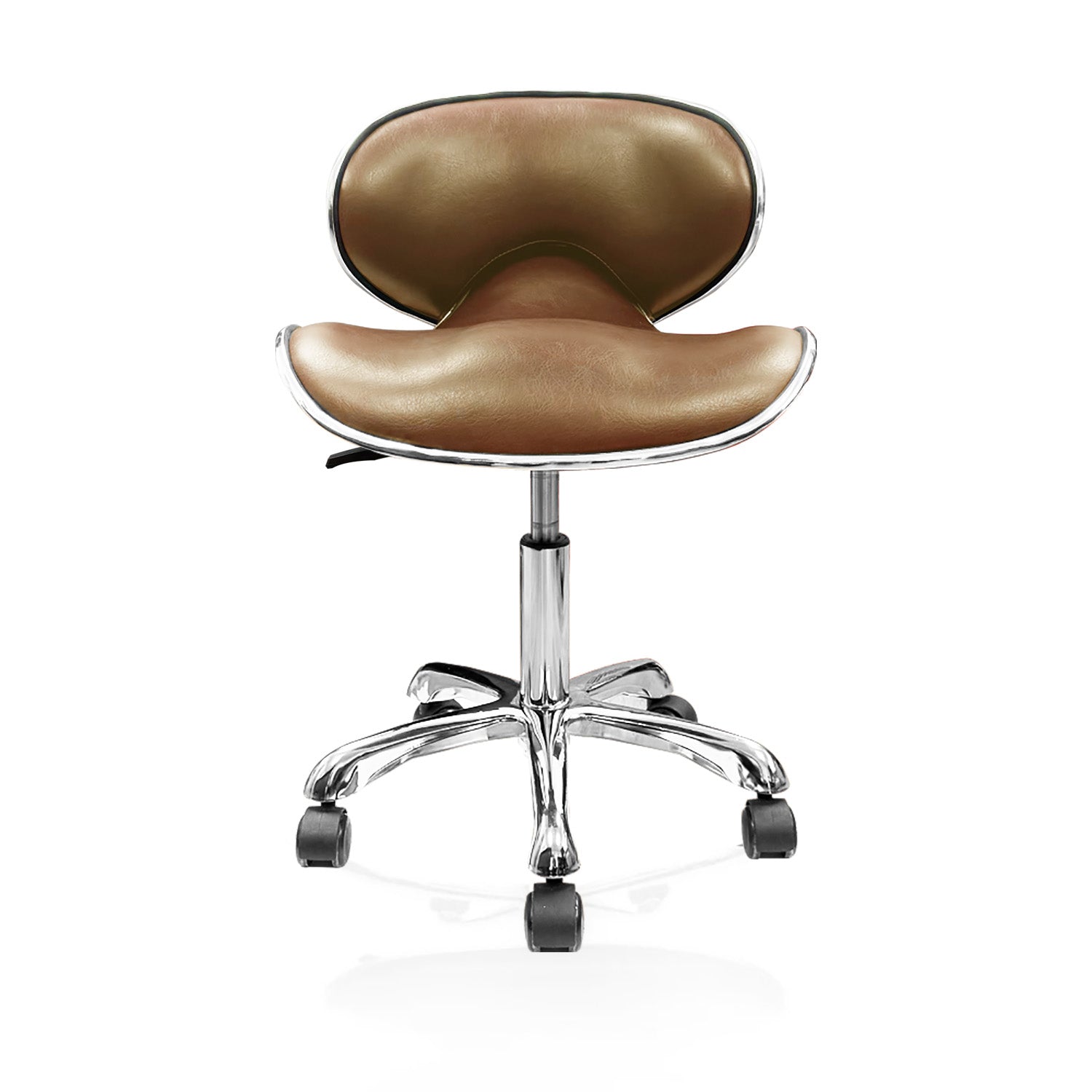 Ikonna Euro Pedi/Mani Stool - Cappuccino FBC-9MCP