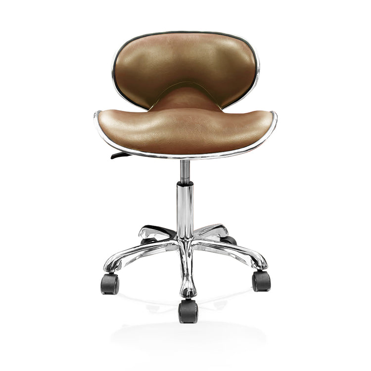 Ikonna Euro Pedi/Mani Stool - Cappuccino FBC-9MCP