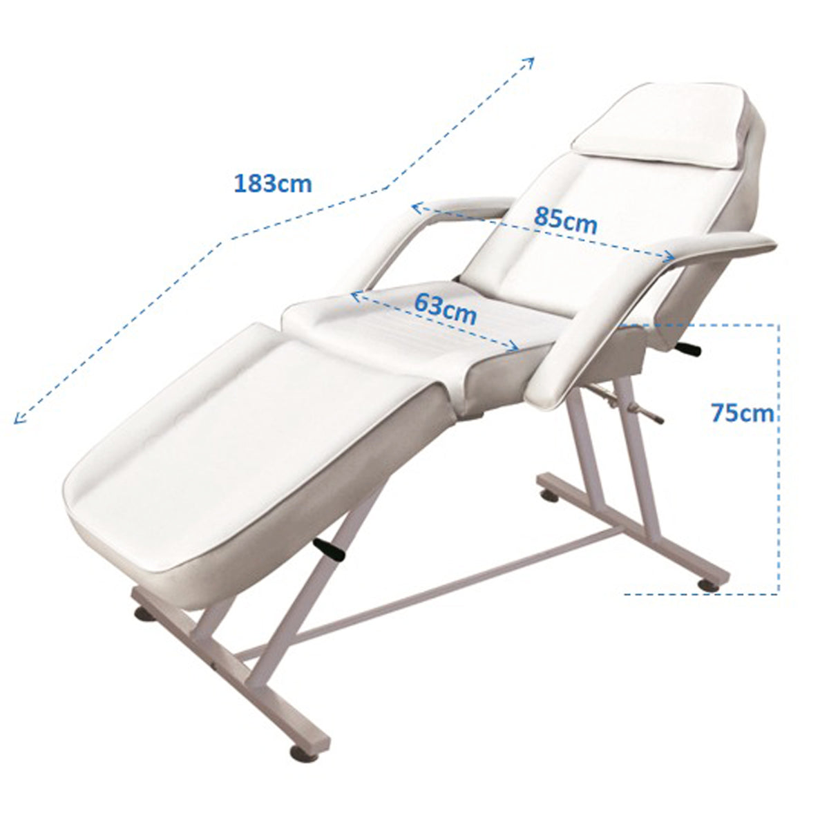 Lit facial sans tabouret ZD-813 Blanc