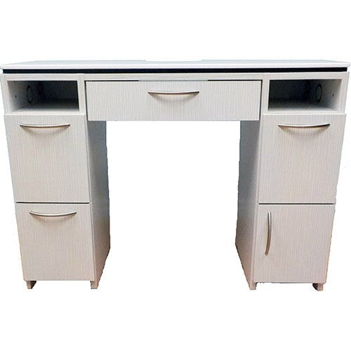 Esprimere Manicure Station 40L"x15.5W"x30H" White NS430_GEL