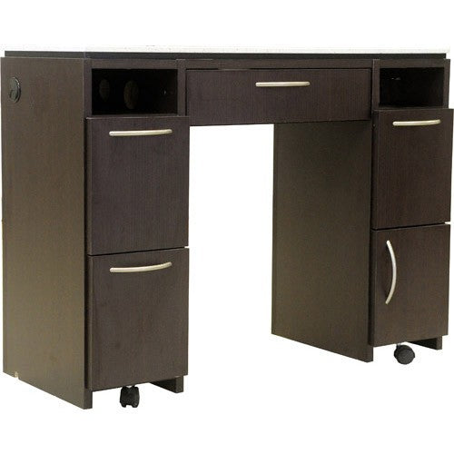 Esprimere Manicure Station 40L"x15.5W"x30H" White NS430