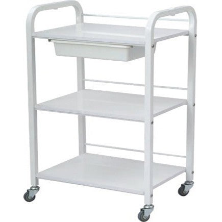Xe đẩy 3 tầng màu trắng để chăm sóc da mặt/tẩy lông LK-4238 L