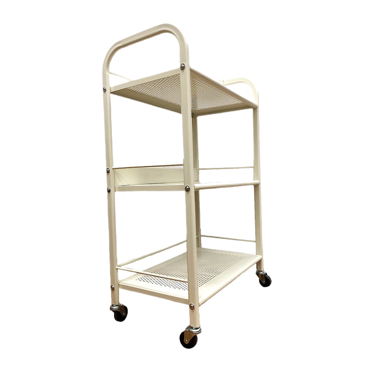 PI Beauty Trolley Metal 3 Shelves White BT-021