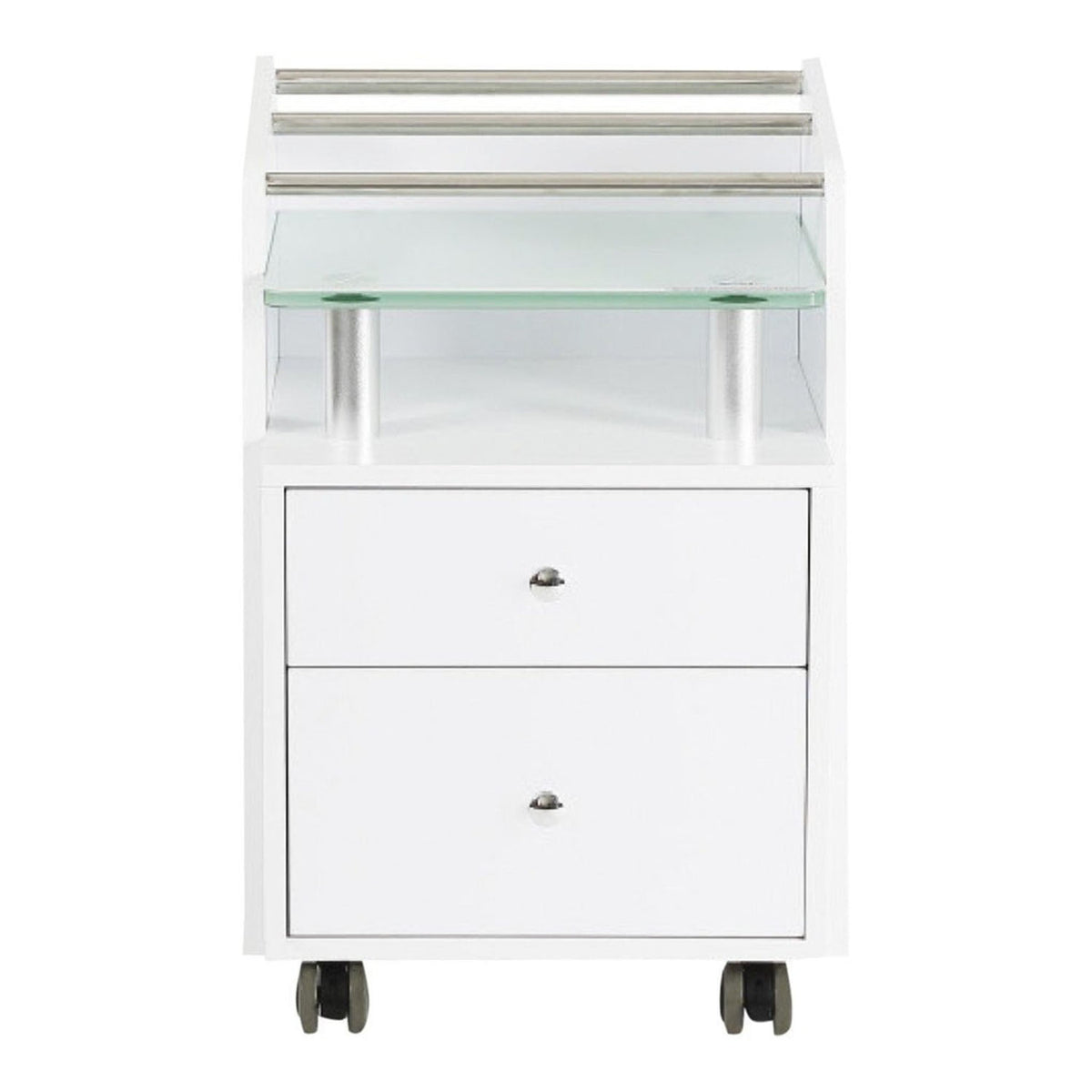 J&A Pedi Cart White