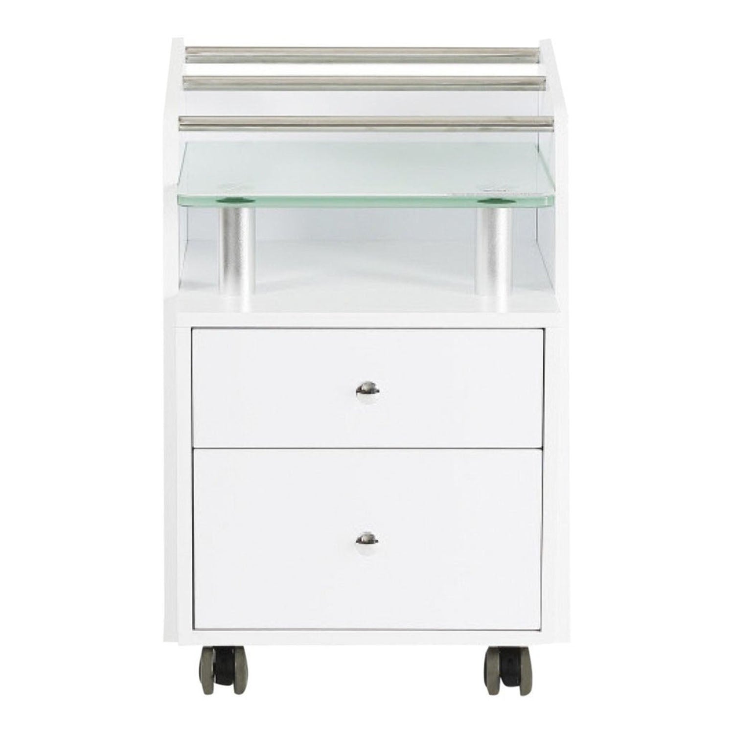 J&A Pedi Cart White