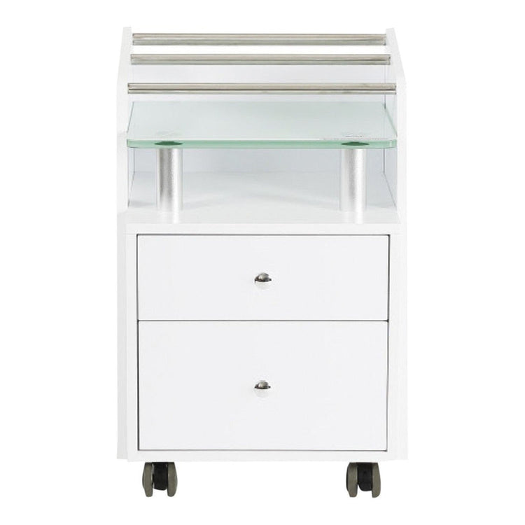 J&A Pedi Cart White