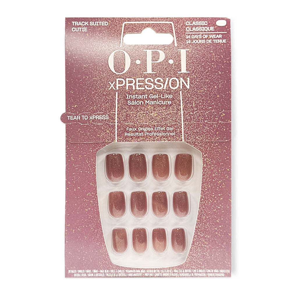 OPI xPRESS/ON Press On Nails Tips Track Suited Cutie AN184S