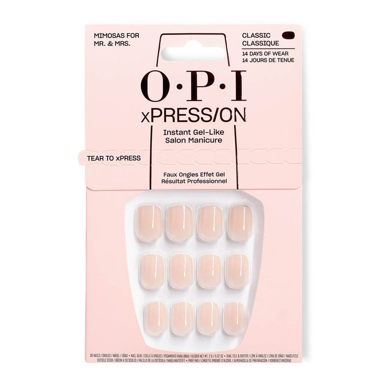 OPI xPRESS/ON Press On Nails Tips Mimosas for Mr. and Mrs