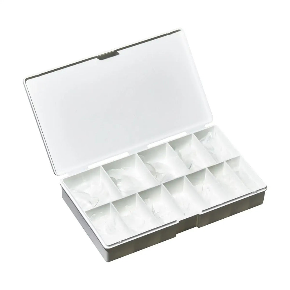 IBD Soft Gel Tips 504 Tips 12 Sizes - Medium Almond 36206
