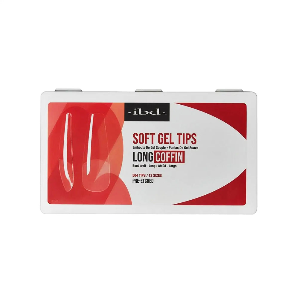 IBD Soft Gel Tips 504 Móng 12 Kích cỡ - Long Coffin 36209