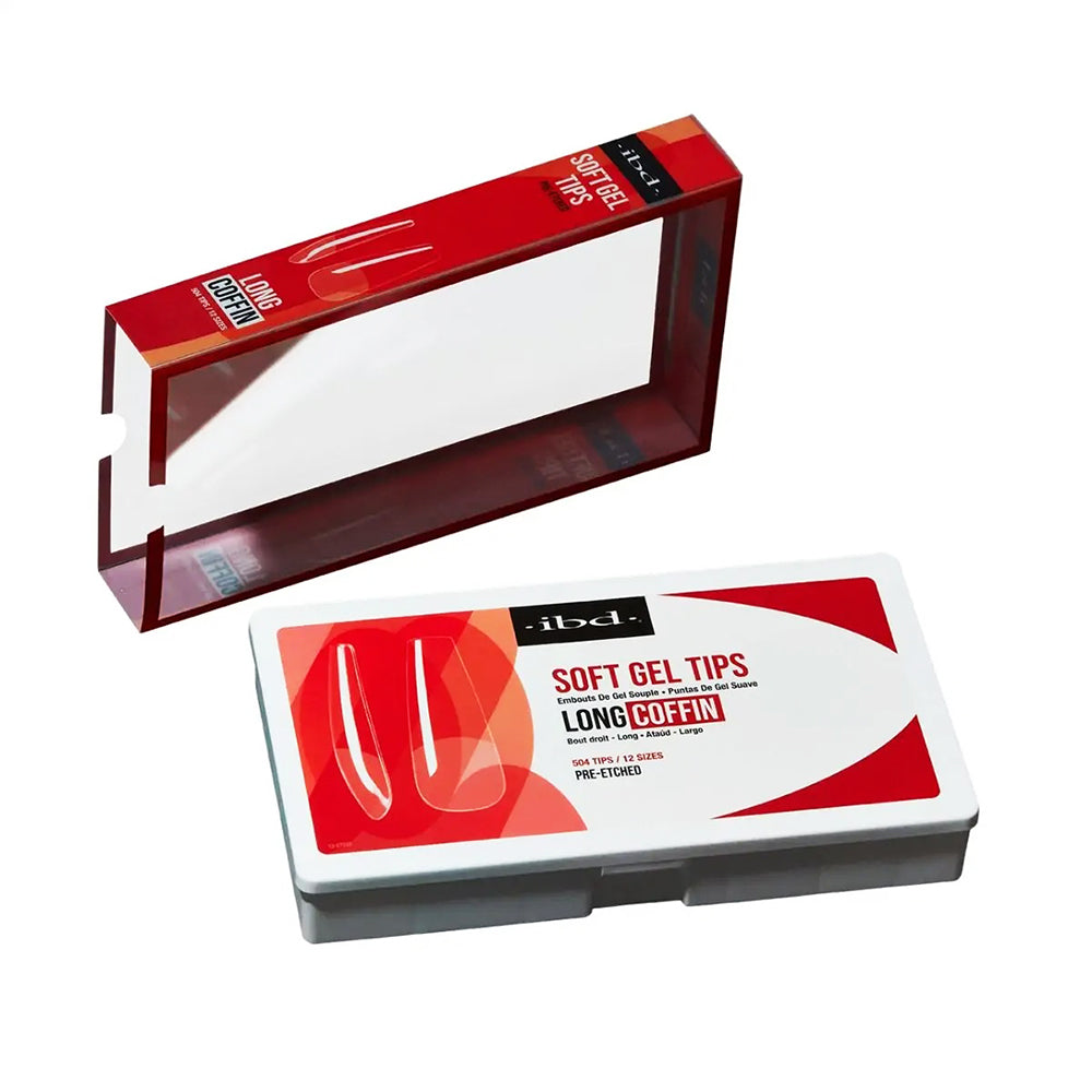 IBD Soft Gel Tips 504 Móng 12 Kích cỡ - Long Coffin 36209