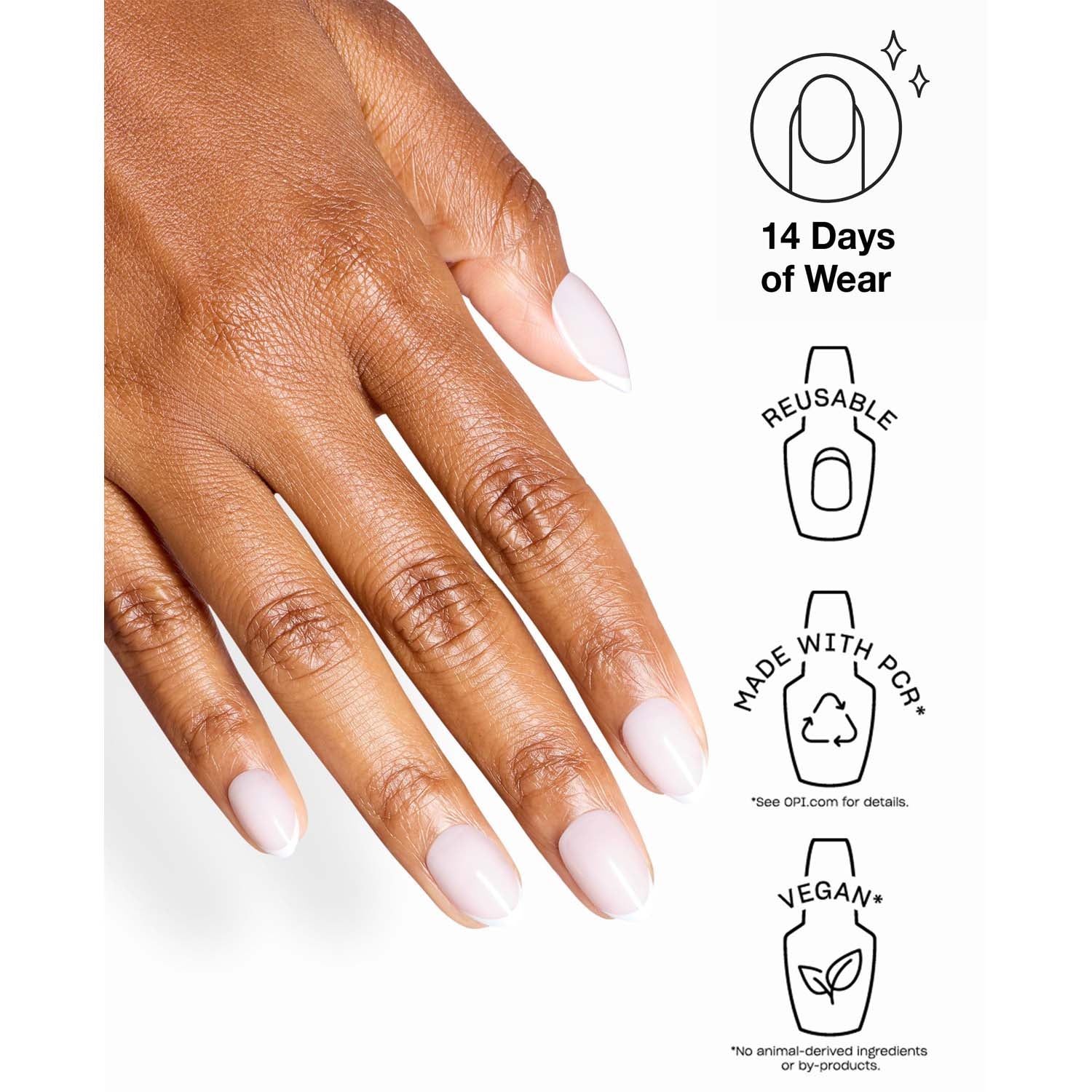 OPI xPRESS/ON Press on Nails Tips French Silk AN065S