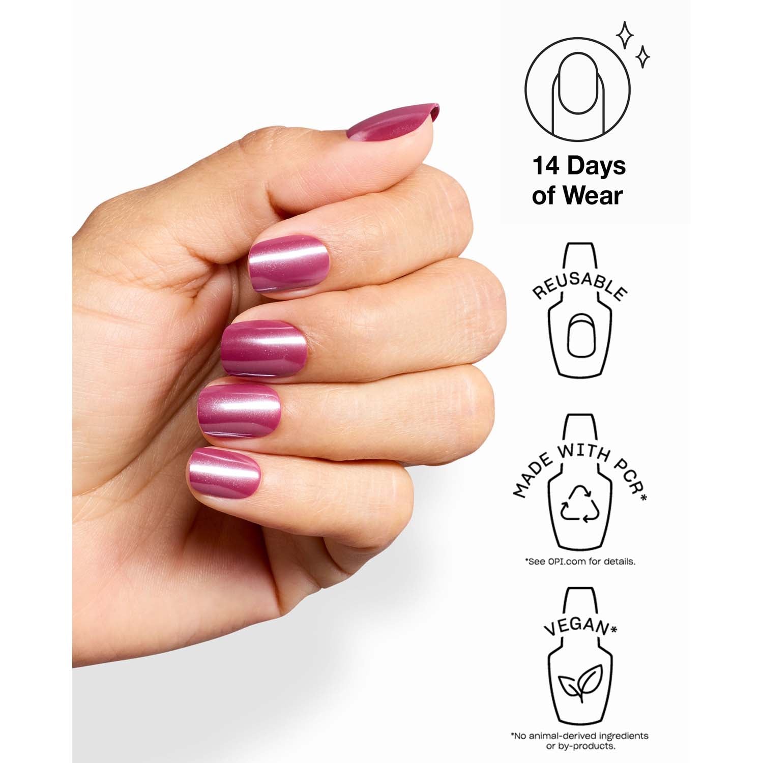 OPI xPRESS/ON Press on Nails Tips Cranberry Cosmo AN071S