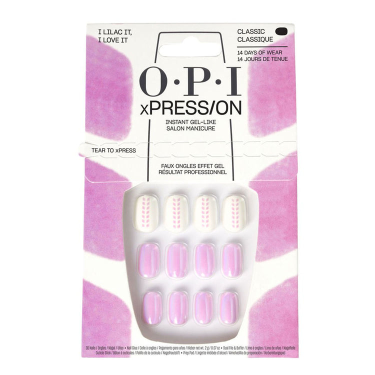 OPI xPRESS/ON Press On Nails Tips - I Lilac I Love It AN010S