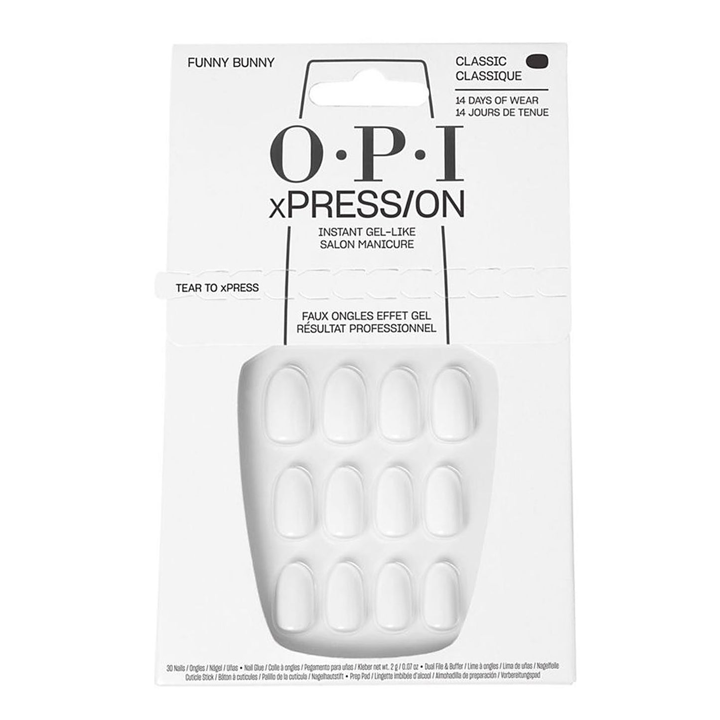 OPI xPRESS/ON Press On Nails Tips - Funny Bunny ANH22S