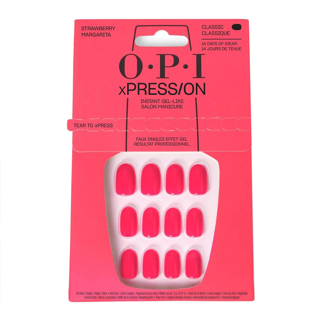 OPI xPRESS/ON Press On Nails Tips - Strawberry Margarita S